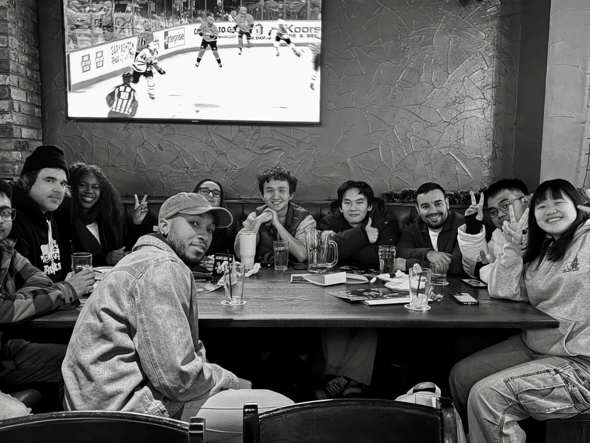 Creatives from the Norrick community around a table